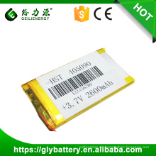 Batería recargable del Li-polímero 405090 2600mah 3.7v para las computadoras portátiles